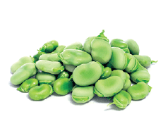 فول أخضر مقشر